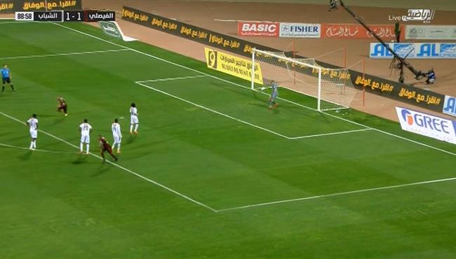 هدف فوز الفيصلي القاتل علي الشباب 2 1 الدوري السعودي