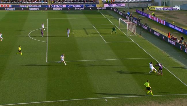 مهارة رائعه من فيدريكو كييزا في مباراة فيورنتينا واتالانتا