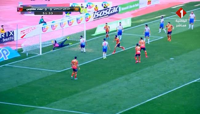 اهداف مباراة الترجي وتطاوين 1 1 الدوري التونسي