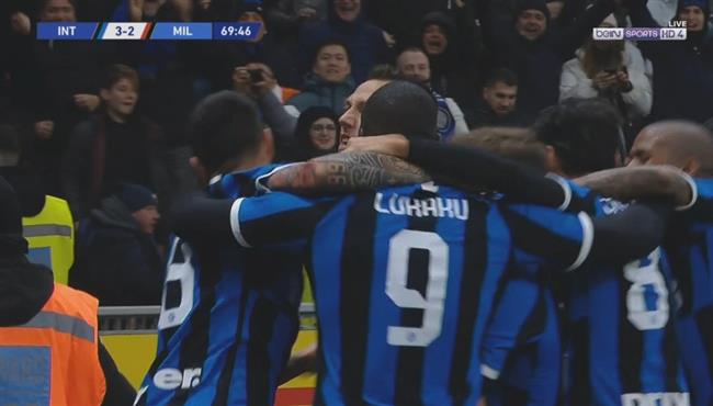 هدف انتر الثالث في مرمي ميلان تعليق عصام الشوالي