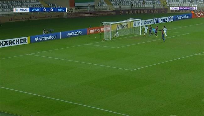 هدف الاهلي الاول فى مرمى الوحدة عبد الفتاح عسيري