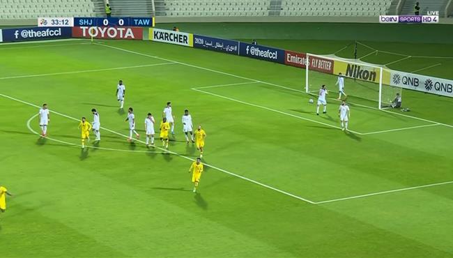 اهداف مباراة التعاون والشارقة 1 0 دوري ابطال اسيا