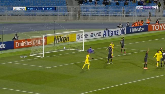 هدف النصر الملغي امام السد بدوري ابطال اسيا
