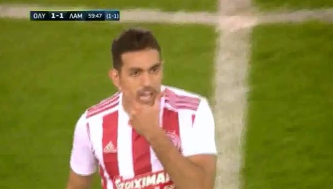 هدف احمد حسن كوكا في مرمي لاميا بكأس اليونان