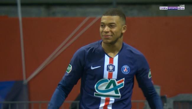 هدف مبابي في مرمي ديجون بكأس فرنسا