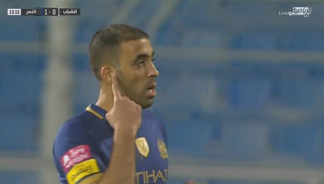هدف عبد الرزاق حمد الله فى مرمي الشباب بالدوري السعودي