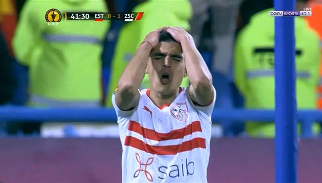 اشرف بن شرقي يهدر فرصة هدف محقق امام الترجي بكأس السوبر الافريقي