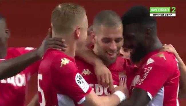 هدف فوز موناكو علي مونبلييه 1 0 الدوري الفرنسي