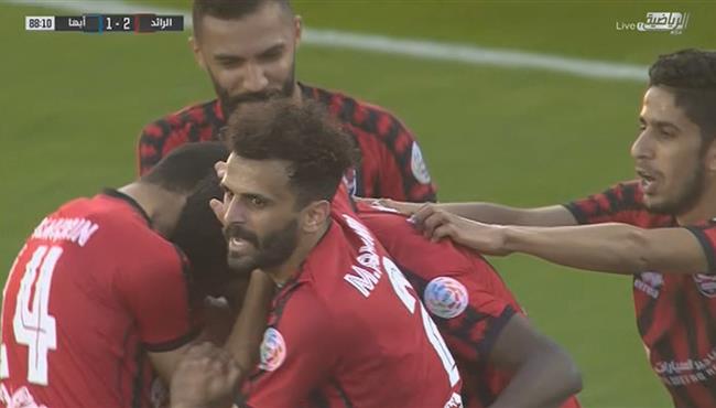 اهداف مباراة الرائد وابها 2 1 الدوري السعودي