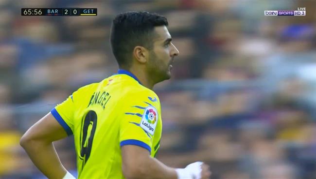 هدف خيتافي الرائع في مرمي برشلونة بتعليق عصام الشوالي انخيل رودريجيز