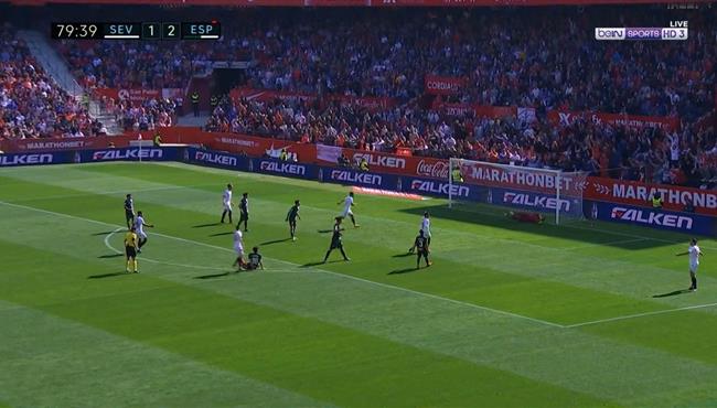 اهداف مباراة اشبيلية واسبانيول 2 2 الدوري الاسباني