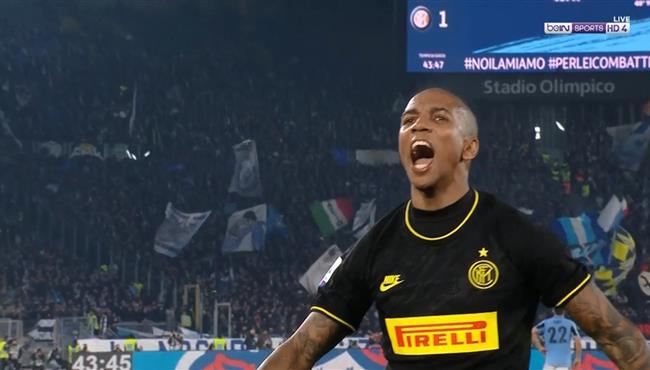 هدف اشلي يونج في مرمي لاتسيو بتعليق رؤوف خليف