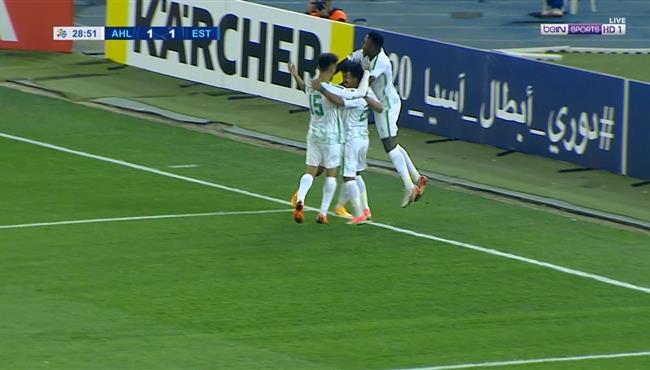 هدف الاهلي الثاني في مرمي استقلال طهران سلمان المؤشر