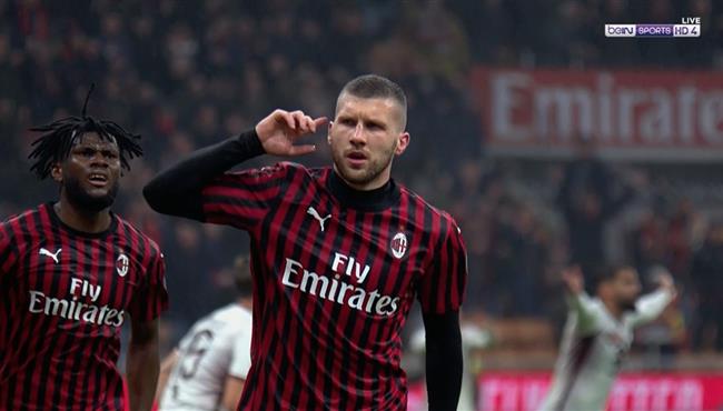 هدف ميلان في مرمي تورينو بالدوري الايطالي