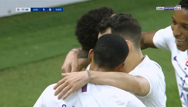 هدف العين الاول في مرمي النصر بتعليق عصام الشوالي