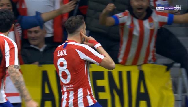 هدف اتلتيكو مدريد الاول في مرمي ليفربول ساؤول