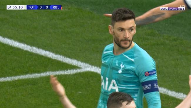 تصدي رائع من هوجو لوريس ينقذ مرمي توتنهام من هدف محقق لـ لايبزج