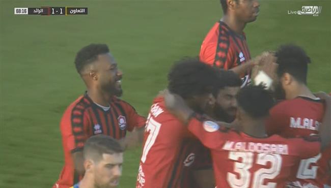 اهداف مباراة التعاون والرائد 1 1 الدوري السعودي