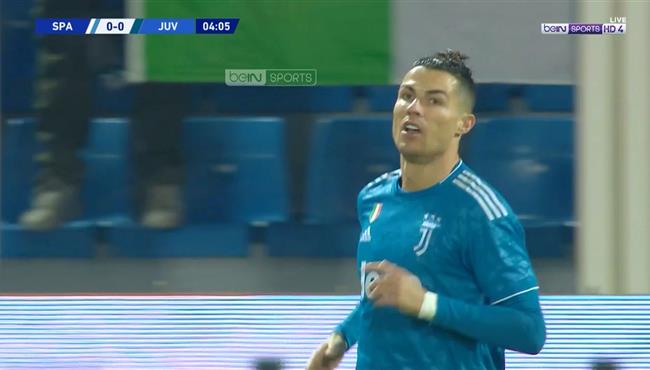 هدف كريستيانو رونالدو الملغي امام سبال في الدوري الايطالي