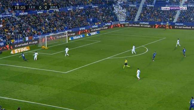 هدف ليفانتي الاول الرائع في مرمي ريال مدريد بالدوري الاسباني