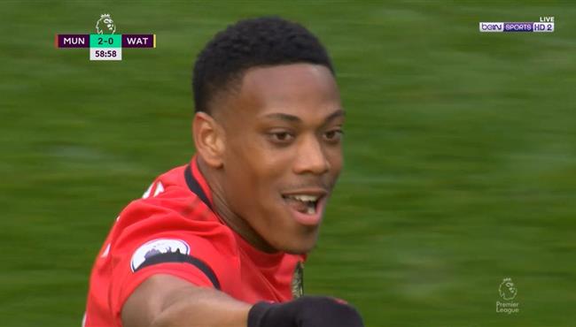 مارسيال يتلاعب بـ بن فوستر ويسجل هدف مذهل لـ مانشستر يونايتد امام واتفورد