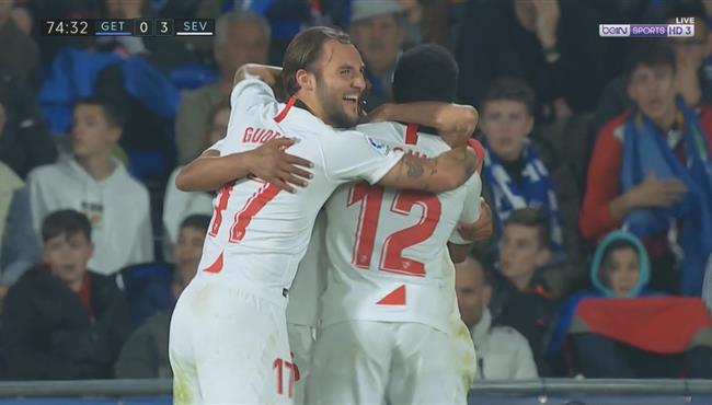 اهداف مباراة اشبيلية وخيتافي 3 0 الدوري الاسباني