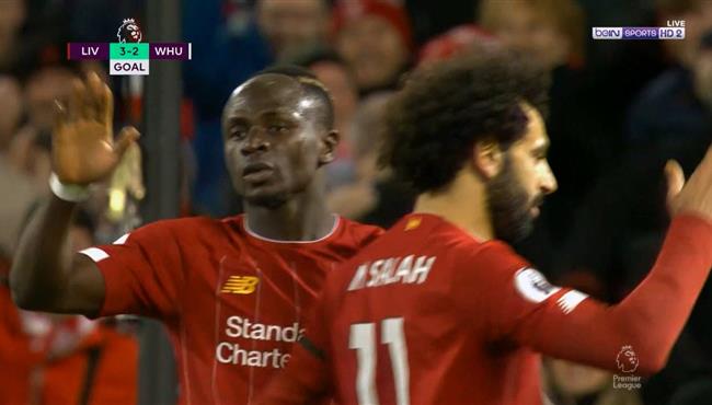 هدف ساديو ماني في مرمي وست هام بالدوري الانجليزي