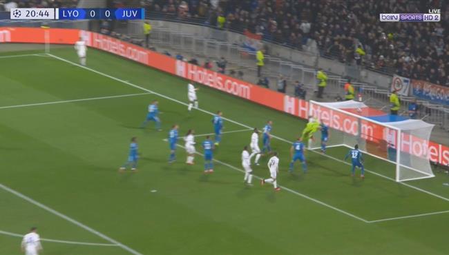 العارضه تحرم ليون من تسجيل هدف اول فى مرمي يوفنتوس