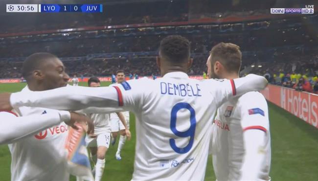 هدف ليون الاول فى مرمي يوفنتوس 1 0 دوري ابطال اوروبا