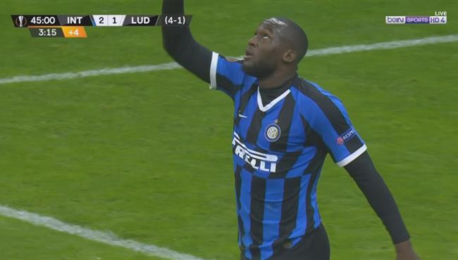 هدف لوكاكو الكوميدي فى مرمي رازجراد 2 1 الدوري الاوروبي