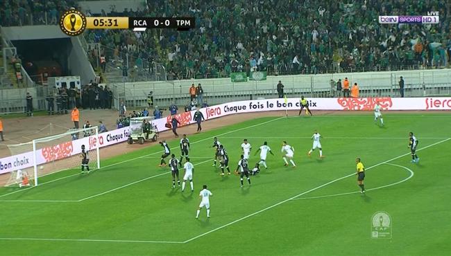 هدف الرجاء الاول فى مرمي مازيمبي 1 0 دوري ابطال افريقيا