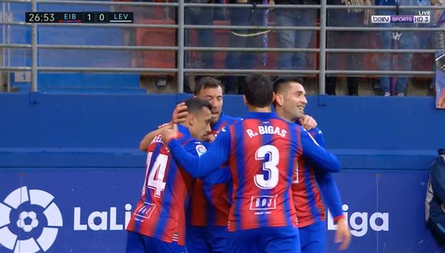 اهداف مباراة ايبار ليفانتي 3 0 الدوري الاسباني