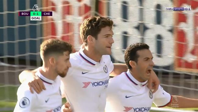 اهداف مباراة تشيلسي وبورنموث 2 2 الدوري الانجليزي