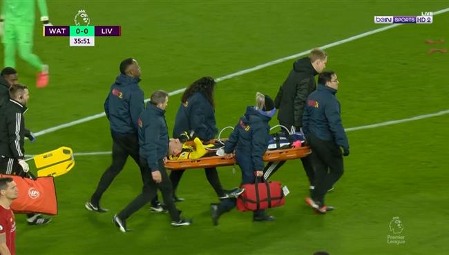 اصابة ديلوفيو وخروجه في مباراة ليفربول وواتفورد