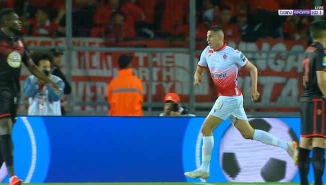 هدف الوداد الاول فى مرمي النجم الساحلي 1 0 دوري ابطال افريقيا