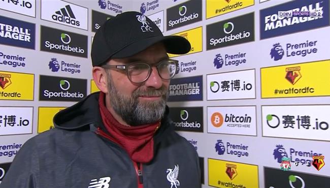 اول تعليق من يورجين كلوب بعد خسارته الاولى امام واتفورد