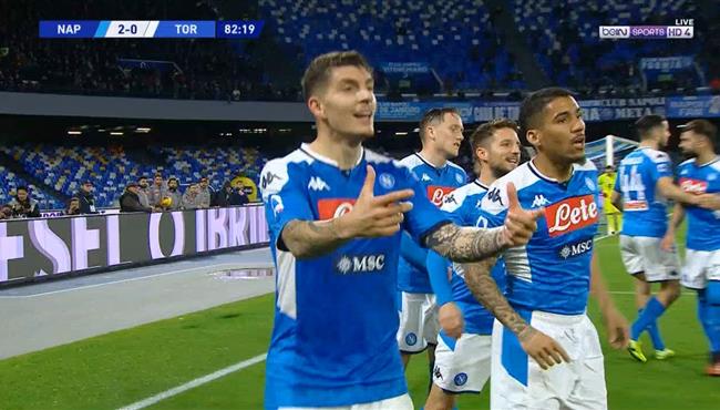 اهداف مباراة نابولي وتورينو 2 1 الدوري الايطالي