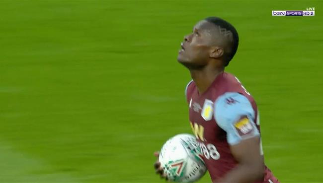 هدف استون فيلا الاول في مرمي مانشستر سيتي بنهائي كاس رابطة المحترفين