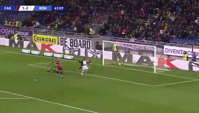 اهداف مباراة روما وكالياري 4 3 الدوري الايطالي