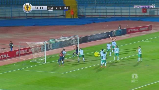 اهداف مباراة المصري ونهضة بركان 2 2 كاس الكونفيدرالية