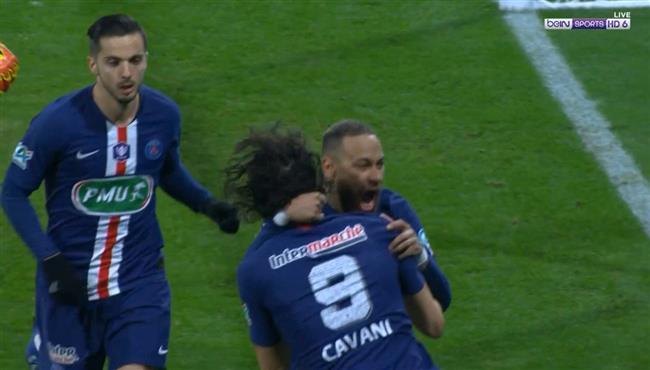 هدف نيمار فى مرمي ليون 2 1 كاس فرنسا