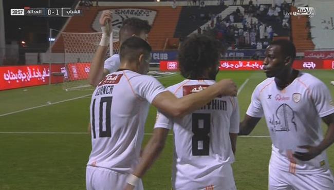 اهداف مباراة الشباب والعدالة 4 0 الدوري السعودي