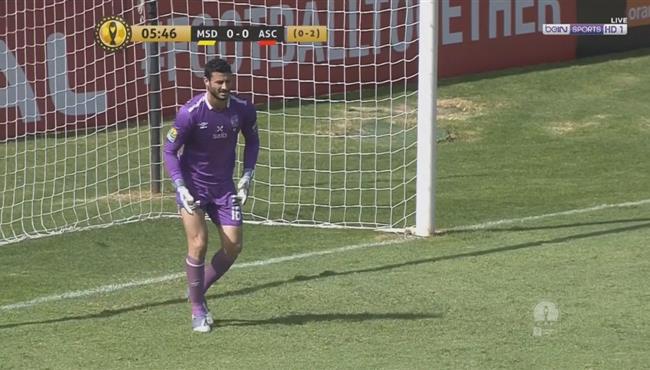 الشناوي يتالق ويتصدي لانفراد امام صن داونز في دوري ابطال افريقيا