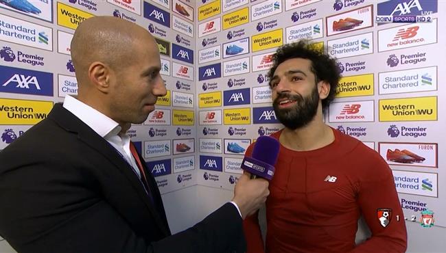 تصريحات محمد صلاح بعد مباراة ليفربول وبورنموث