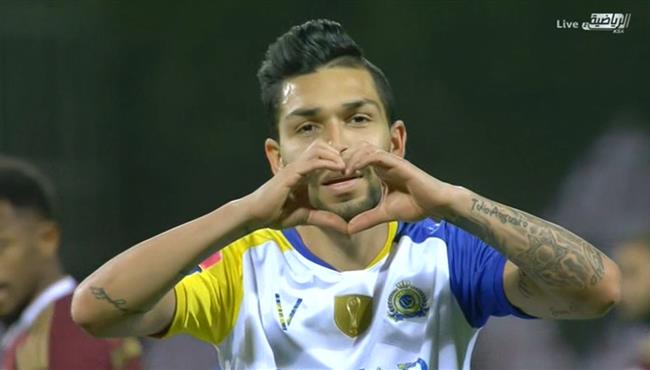 هدف النصر الاول في مرمي الفيصلي بيتروس