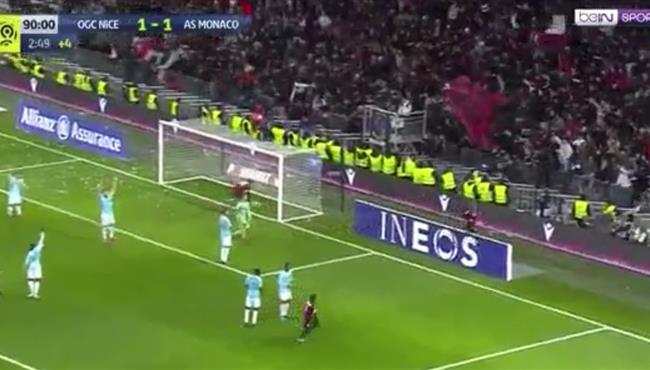اهداف مباراة نيس وموناكو 2 1 الدوري الفرنسي