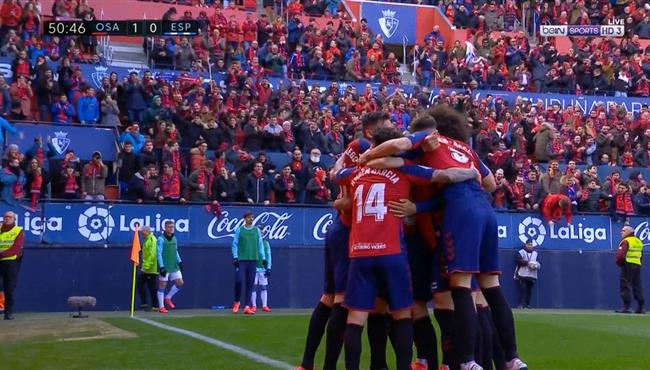هدف فوز اوساسونا علي اسبانيول 1 0 الدوري الاسباني
