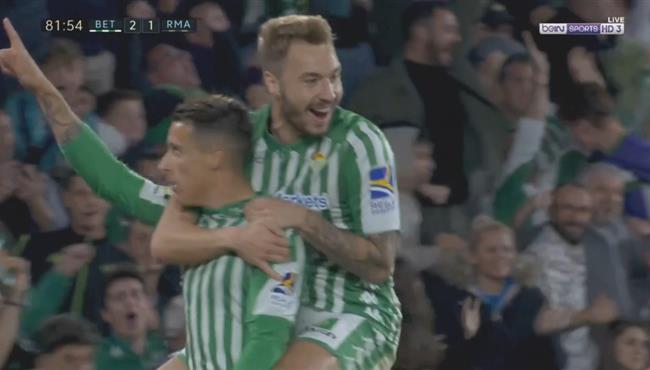 هدف ريال بيتيس الثاني في مرمي ريال مدريد تعليق حفيظ دراجي