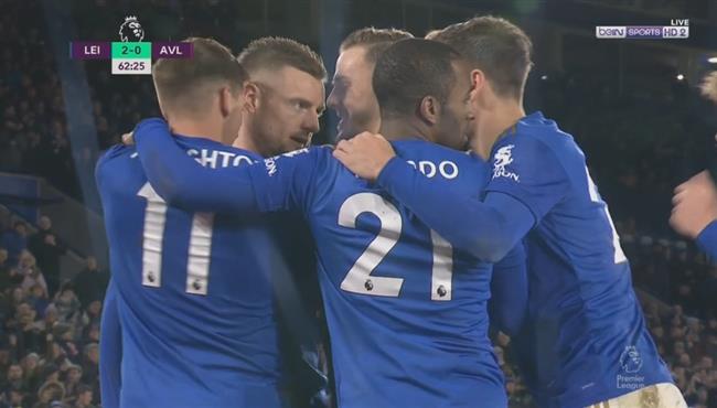 اهداف مباراة ليستر سيتي واستون فيلا 4 0 الدوري الانجليزي