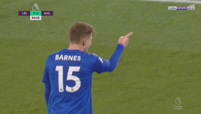 هدف ليستر سيتي الرابع في مرمي استون فيلا بالدوري الانجليزي